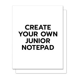 Custom Junior Notepad