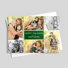 Holiday Block Photo Card