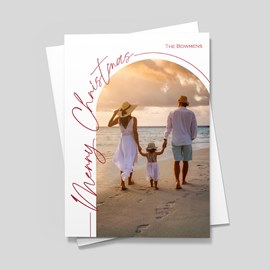 Arch Of Christmas Photo Card