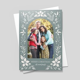 Elegant Smooth Photo Christmas Card
