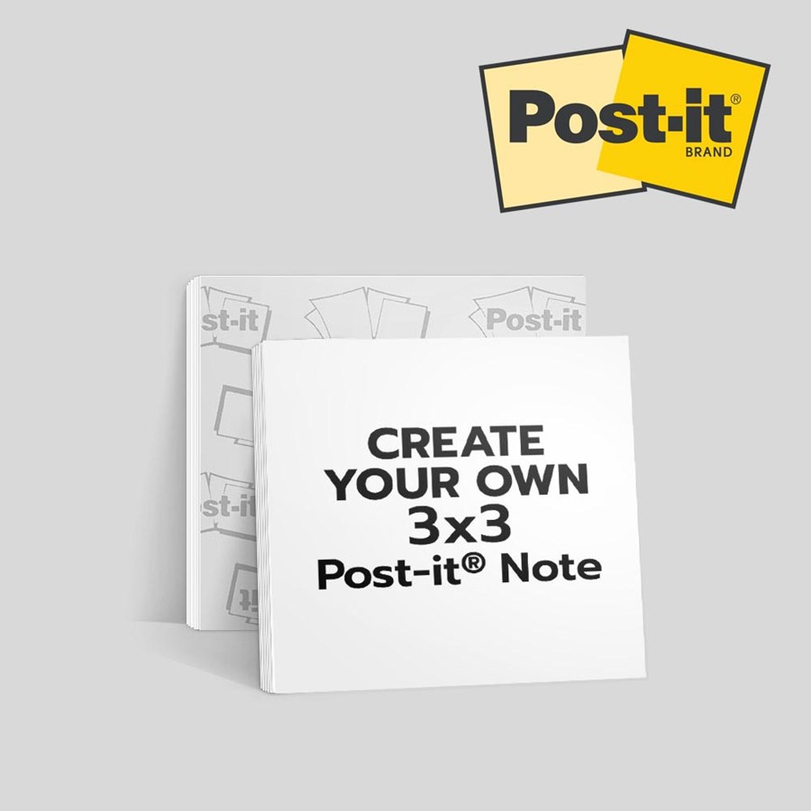 Udvalg hval metrisk Custom 3x3 Post-it® Notes by 123Print
