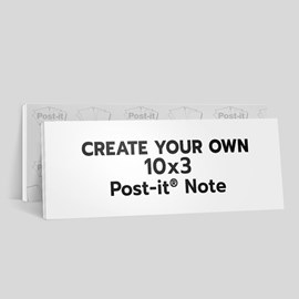 Custom 10X3 Post-It® Notes