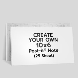 10x6 Post-it® Note - 25 sheet