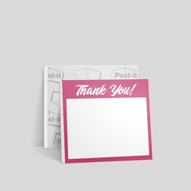 Thank You Magenta Post-it