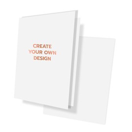 Legal White Foil Folder