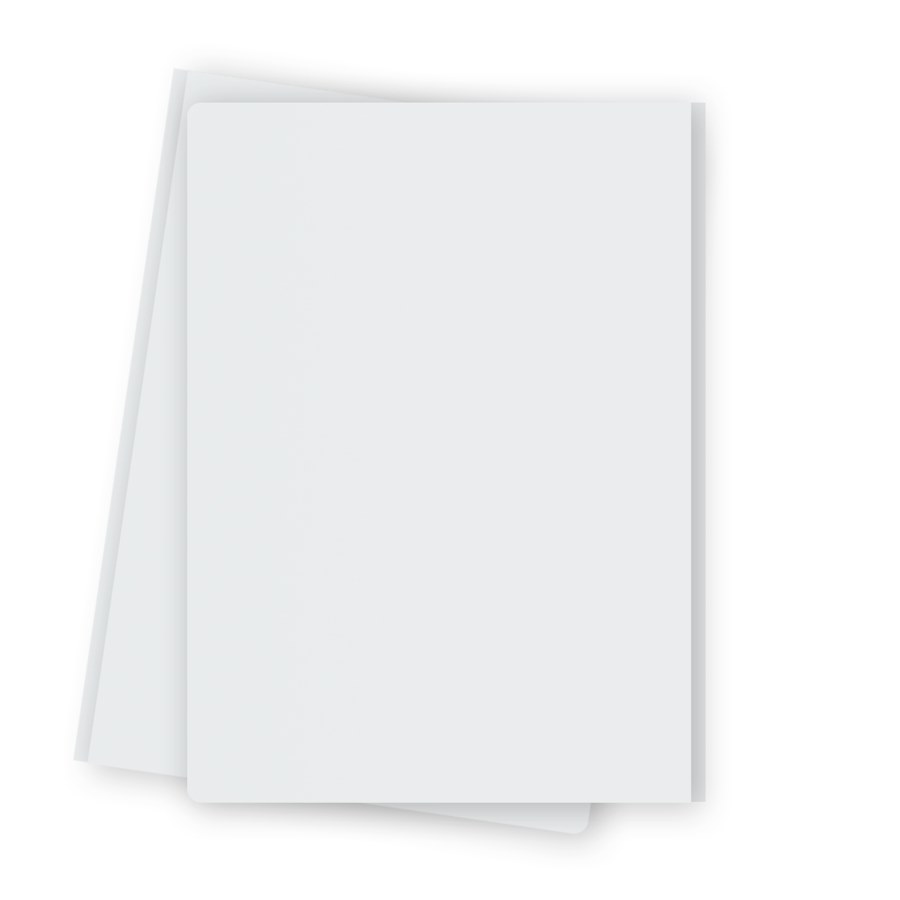 Polypropylene White 3 Prong Folder by 123Print